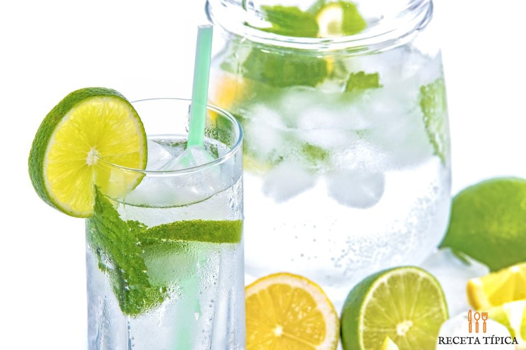 Glass and Jar of natural lemonade