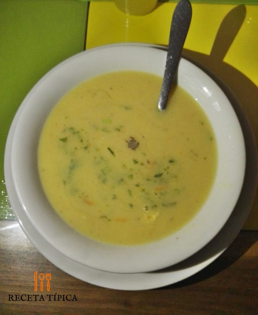 Corn creamy soup