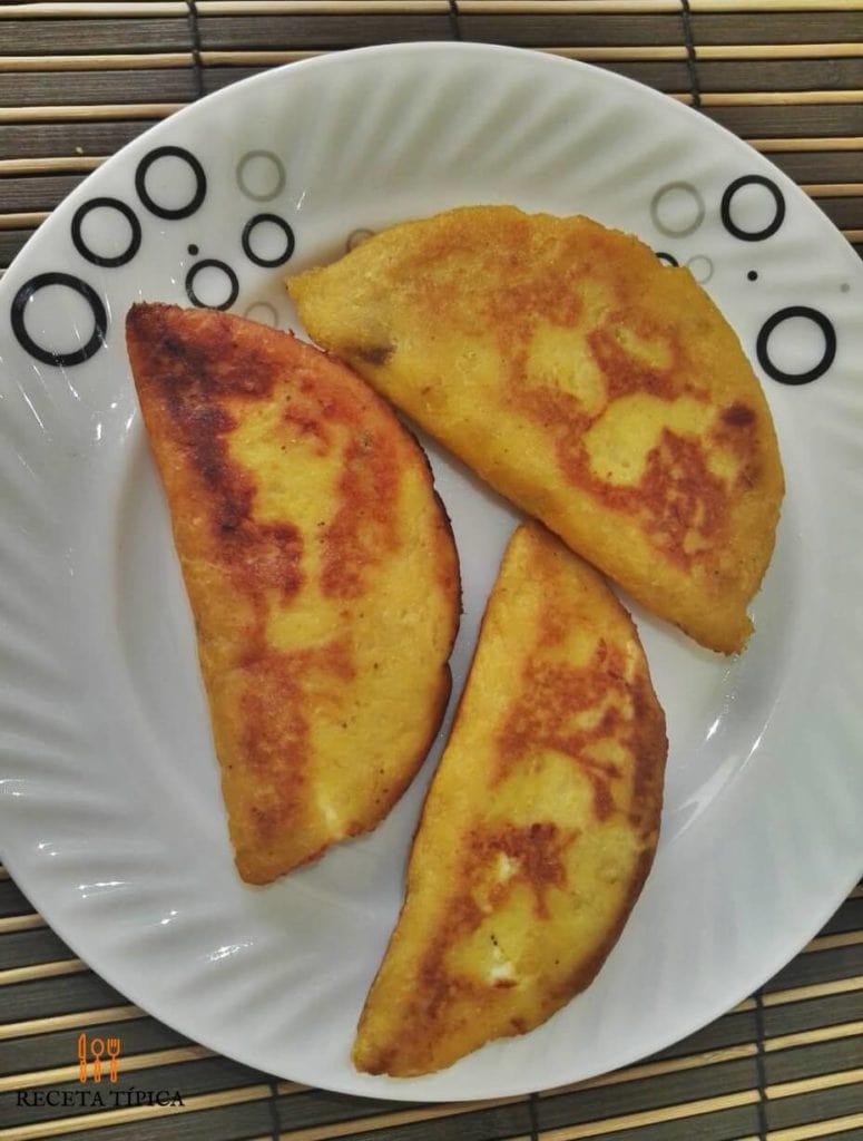 Plate with Ripe Plantain Empanadas