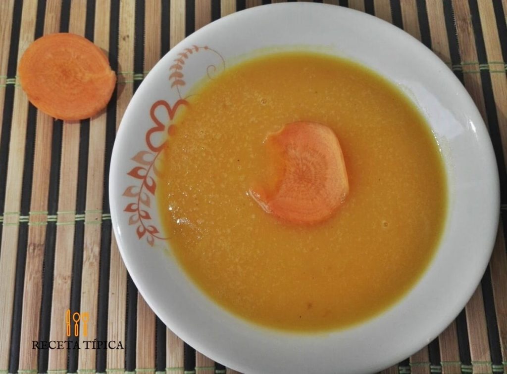 Cream of carrot soup