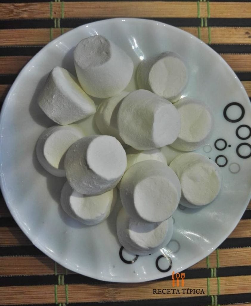 Dish with Homemade Marshmallows
