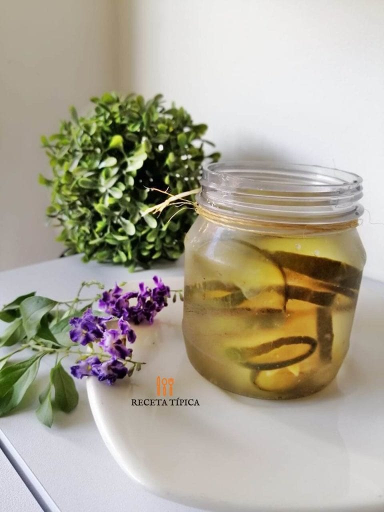 jar with pickled cucumbers