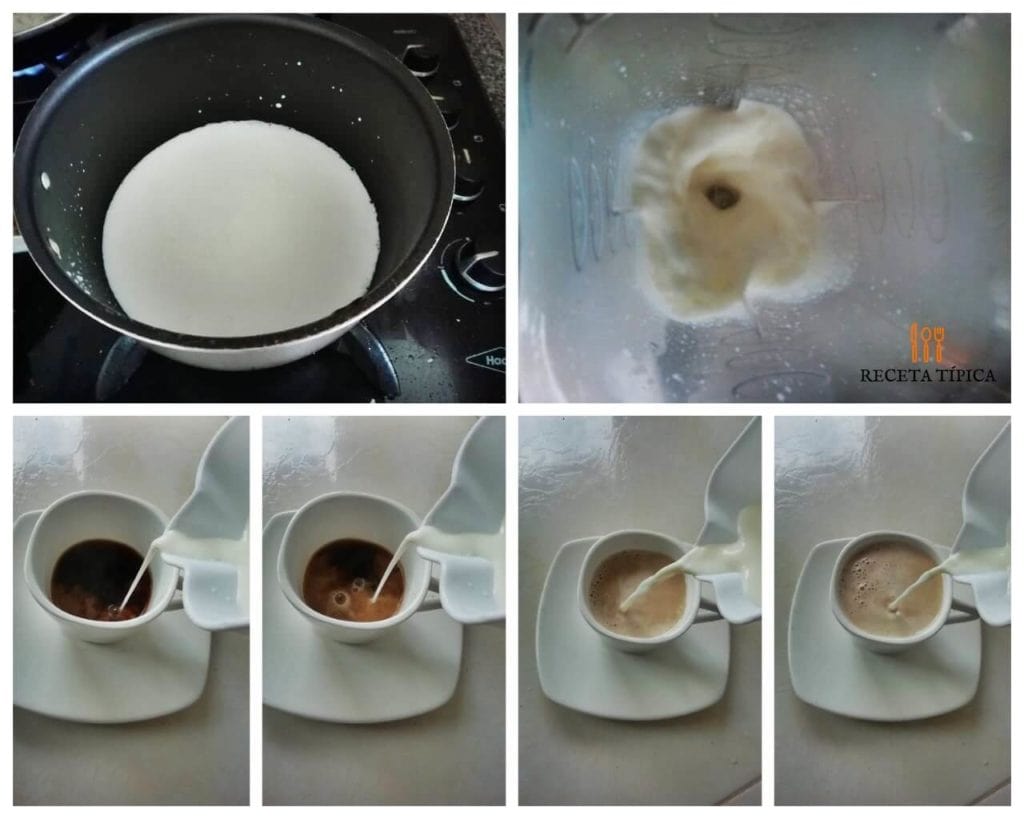step by step to prepare cappuccino coffee